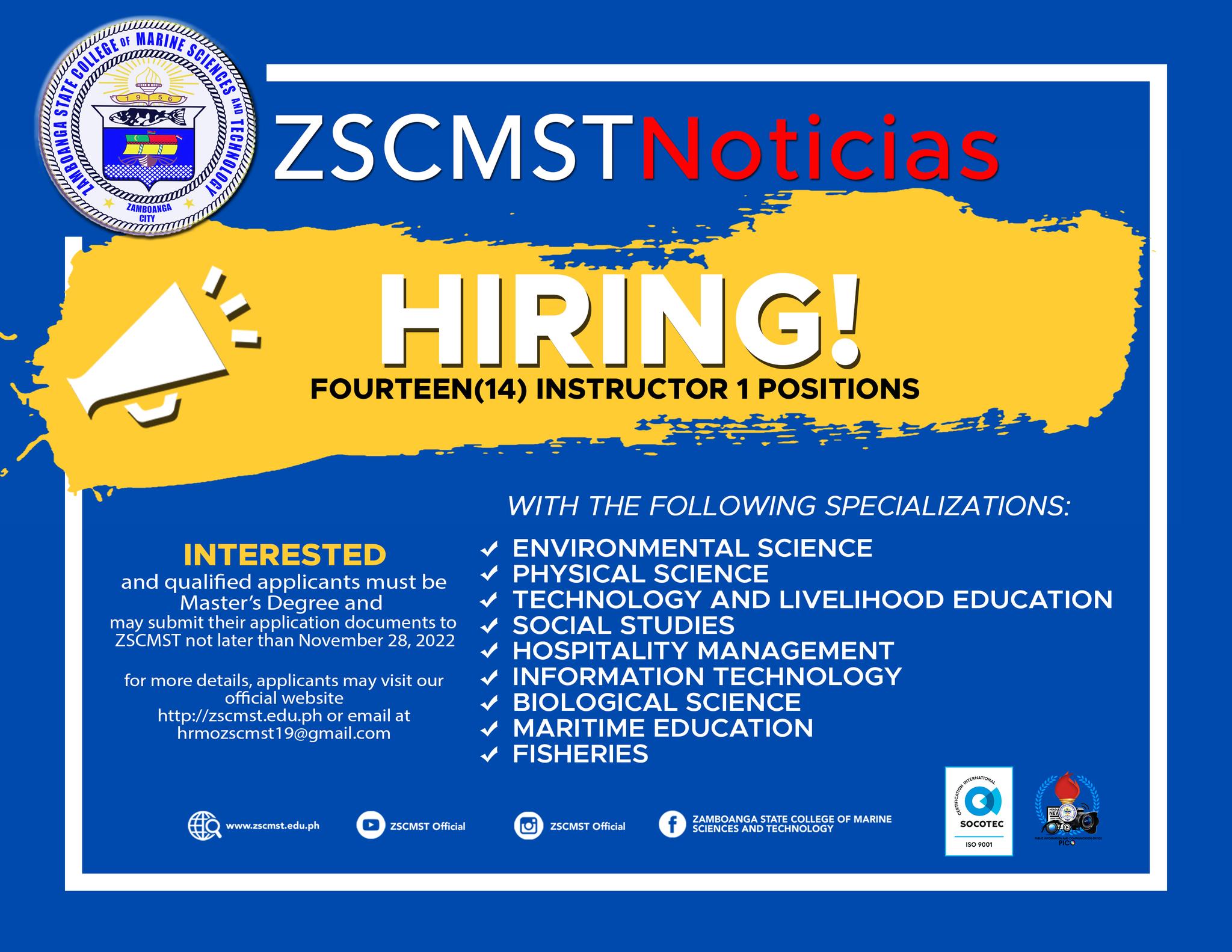 ZSCMST Official Website